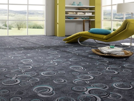 Zátěžový koberec šedý s minimální smyčkou